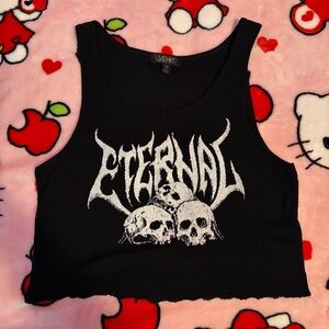 Dollskill Widow Eternal Crop Top size M